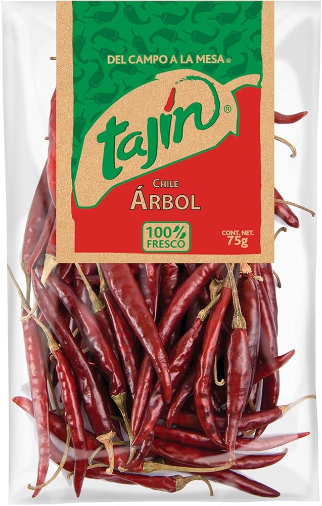 Tajín Chile de Árbol Seco 75g